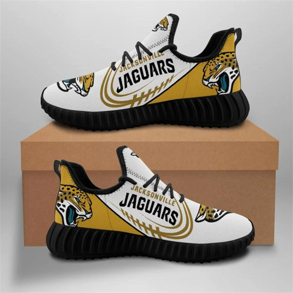 Men's Jacksonville Jaguars Mesh Knit Sneakers/Shoes 001